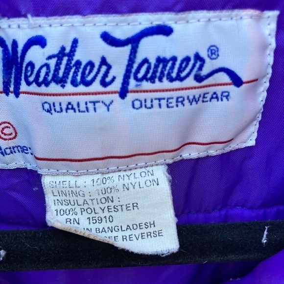 Women's Vintage Weather Tamer Jacket Multicolor Western NO SIZE Nylon Full Zip - Picture 2 of 14